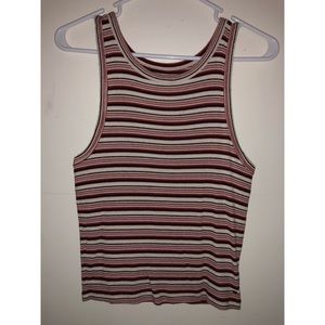 Stripped AEO Tank Top